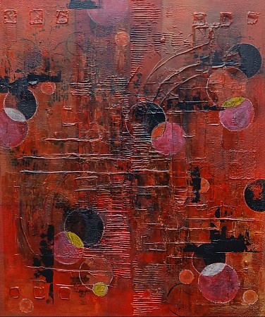 Colourfull 2 geschilderd door Judy Bakker